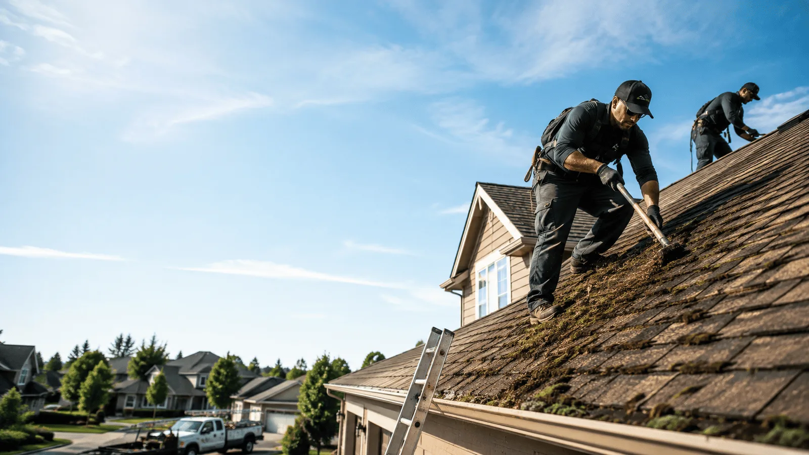 Roof Moss Removal in Thorndike, MA near me